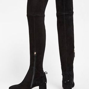 Tory Burch Laila over the knee suede boot NEW